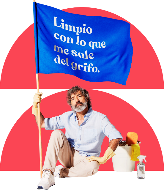 Limpio con lo que me sale del grifo.